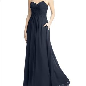 Azazie Parker Navy Bridesmaid Dress